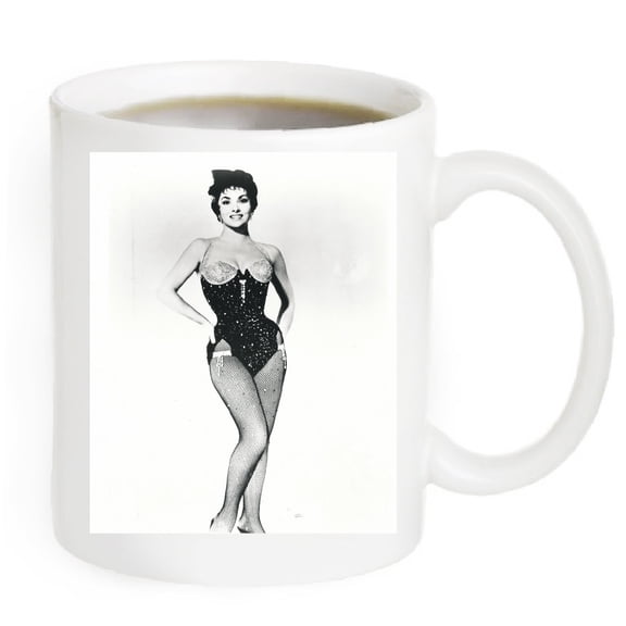 Gina Lollobrigida Photo coffee mug. 11fl oz.
