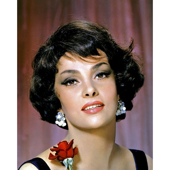 Gina Lollobrigida Stunning Rare Glamour Pose Italian Bombshell 24X36 Classic Hollywood Poster