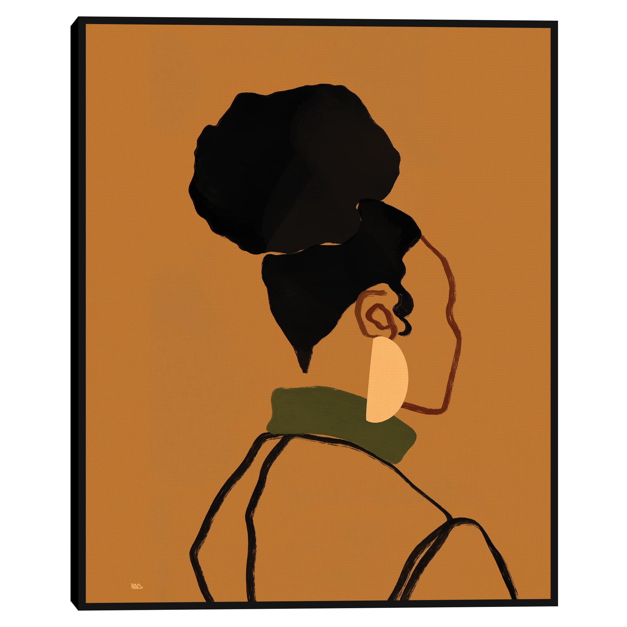 Gina by Bria Nicole Framed Canvas Art Print