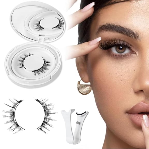 Ginani Lashes, Ginani Magnetic Lashes, New Magnetic Lashes with Applicator, Reusable Magnetic Eyelashes, Magnetic Eyelashes Natural Look (naturals)