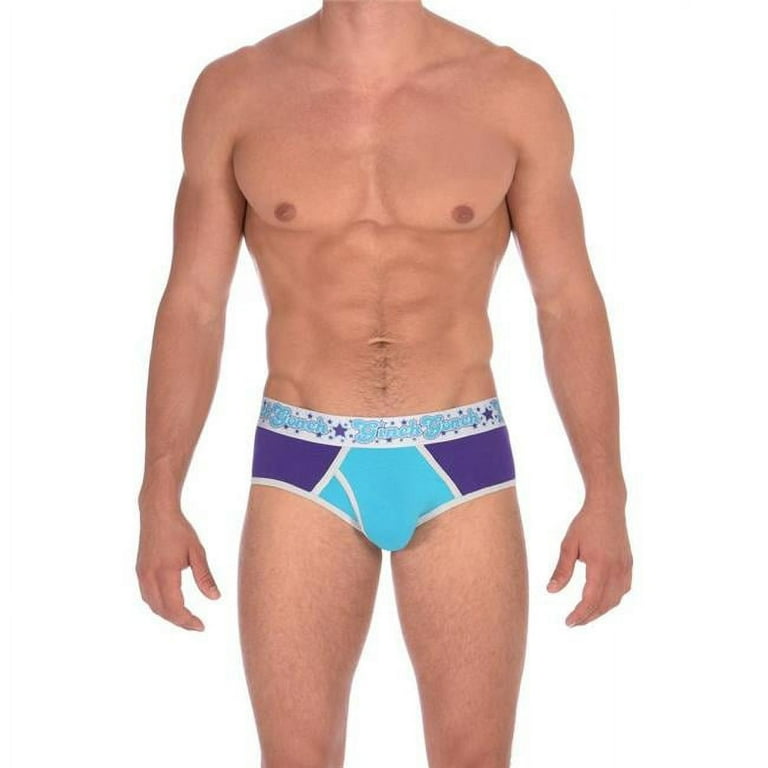 Ginch Gonch M707113-L Mens Purple Haze Low Rise Brief, Multi