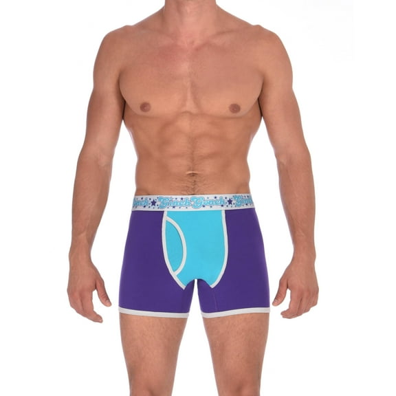 Ginch Gonch M707114-XL Mens Purple Haze Boxer Brief, Multi Color - Extra Large