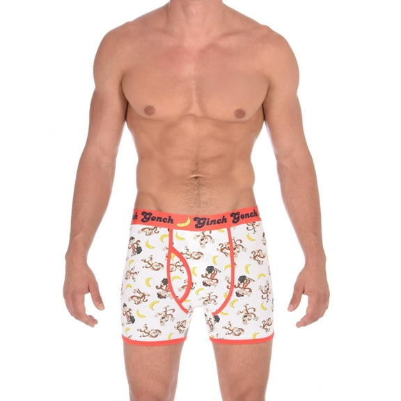 Ginch Gonch Men's Gone Bananas Boxer Briefs - Large