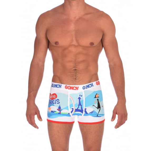 Ginch Gonch Mens Trunk In I Love Paris