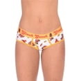 thumbnail image 1 of Ginch Gonch W711211-S Womens Fire Fighters Boyfriend Brief, White - Small, 1 of 2