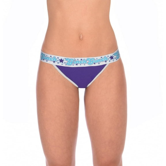 Ginch Gonch Women's Book'em Thong X-Small Purple Haze