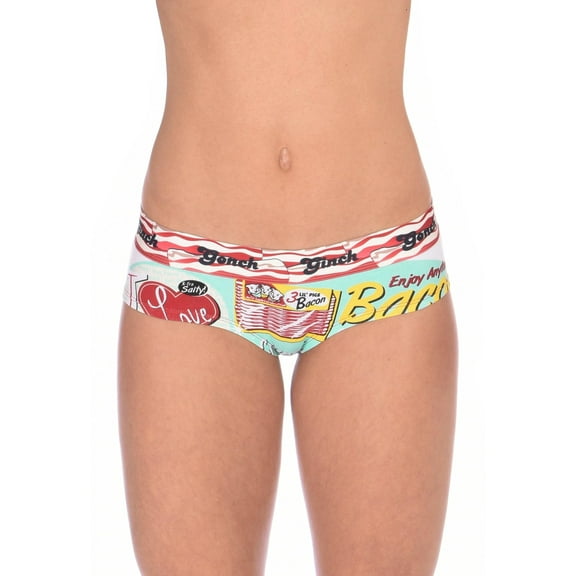 Ginch Gonch Women's I Love Bacon Gogo Briefs Medium