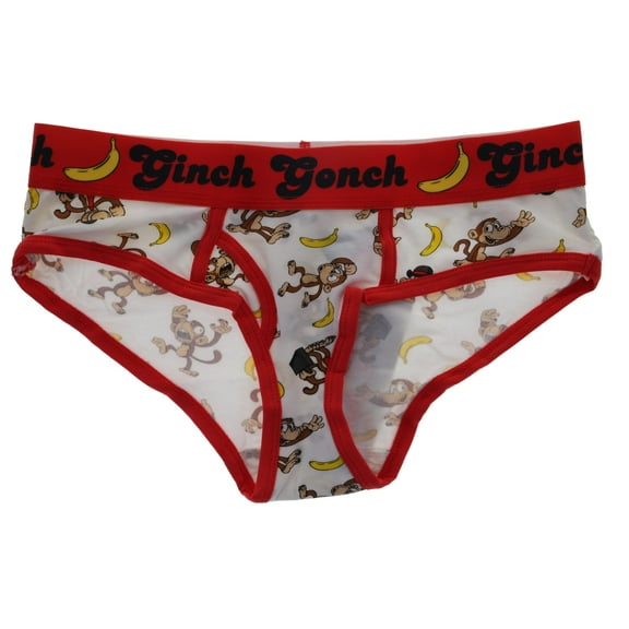Ginch Gonch Women's Gone Bananas Boyfriend Briefs Large