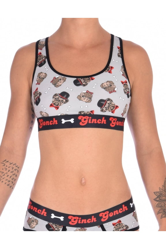 Women's Pug Life Sports Bra X-Small