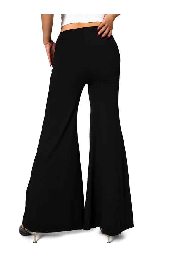 Womens Casual Wide Leg Pants Boho Paisley Printed Palazzo Pants