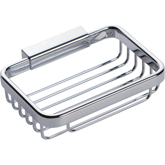 Ginger 550G/PC Hotelier Shower Soap Basket, Polished Chrome