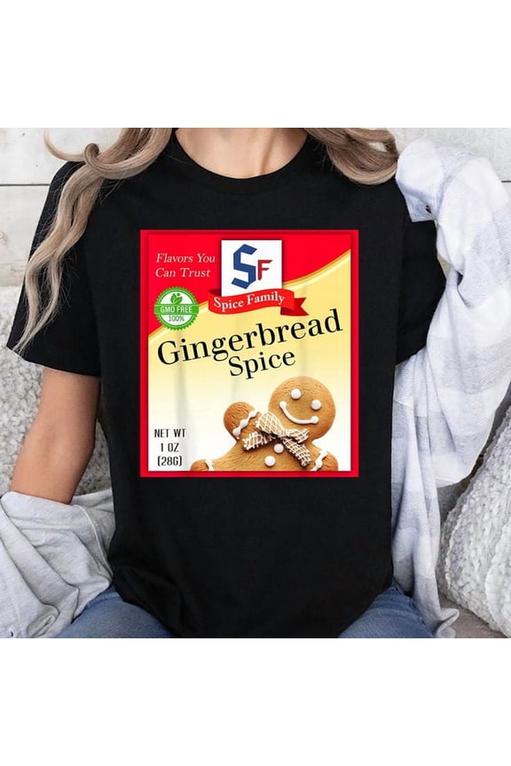 Ginger Bread Spice Group Costume Family Matching Halloween T-Shirt Unisex, Sizes S-5XL - Gategoo