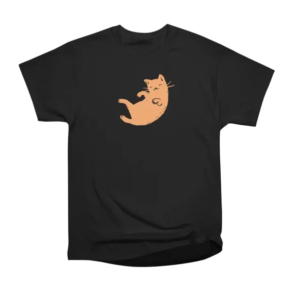 Ginger Cat Sleeping T-Shirt Tee Gift For Him Merch For Her Apparel For Friend