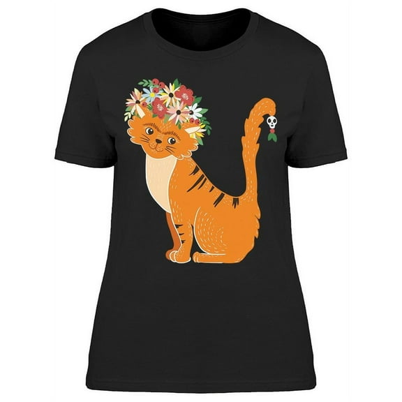 Ginger Cat  T-Shirt Women -Image by Shutterstock, Female XX-Large
