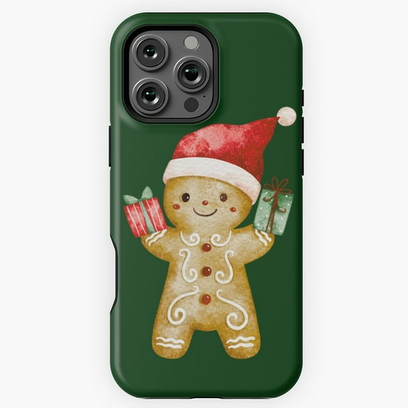 Ginger Christmas Art Phone Case for iPhone 11 12 13 14 15 16 17 Pro Max