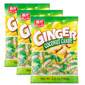Ginger Coconut Candy, 5.6 Ounce (Pack of 3)