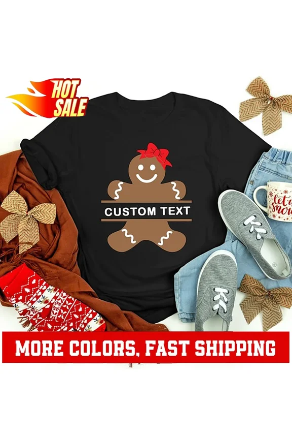 Ginger Cookie Shirt, Gingerbread Shirt, Ginger Girl Shirt, Christmas Shirt, G...
