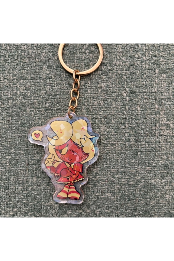 Ginger Dandys World CLEAR Keychain