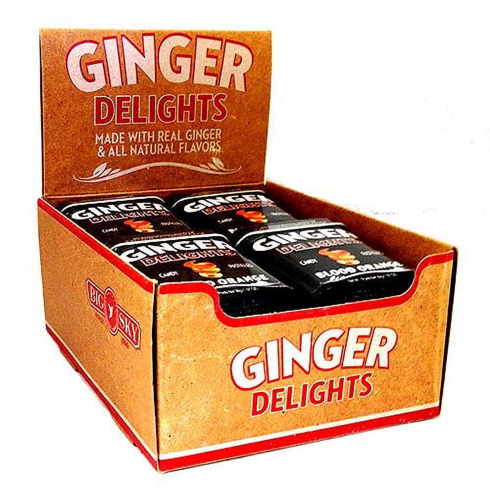 Ginger Delights Blood Orange Hard Candy 1.07oz. Tin