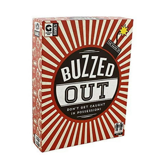 Ginger Fox Buzzed Out Quick Fire Card Game - Enjoy Hours of Family Fun with This Addictive & Fast Describing Game