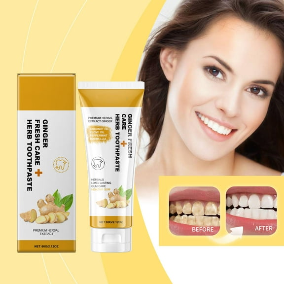 Ginger Fresh Care Herb Toothpaste Paraben Refreshing Oral Care For Sensitive Teeth