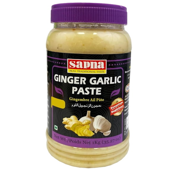 Ginger & Garlic Paste 1KG - Authentic & Flavorful Cooking Essential | Convenient & Versatile for Culinary Use
