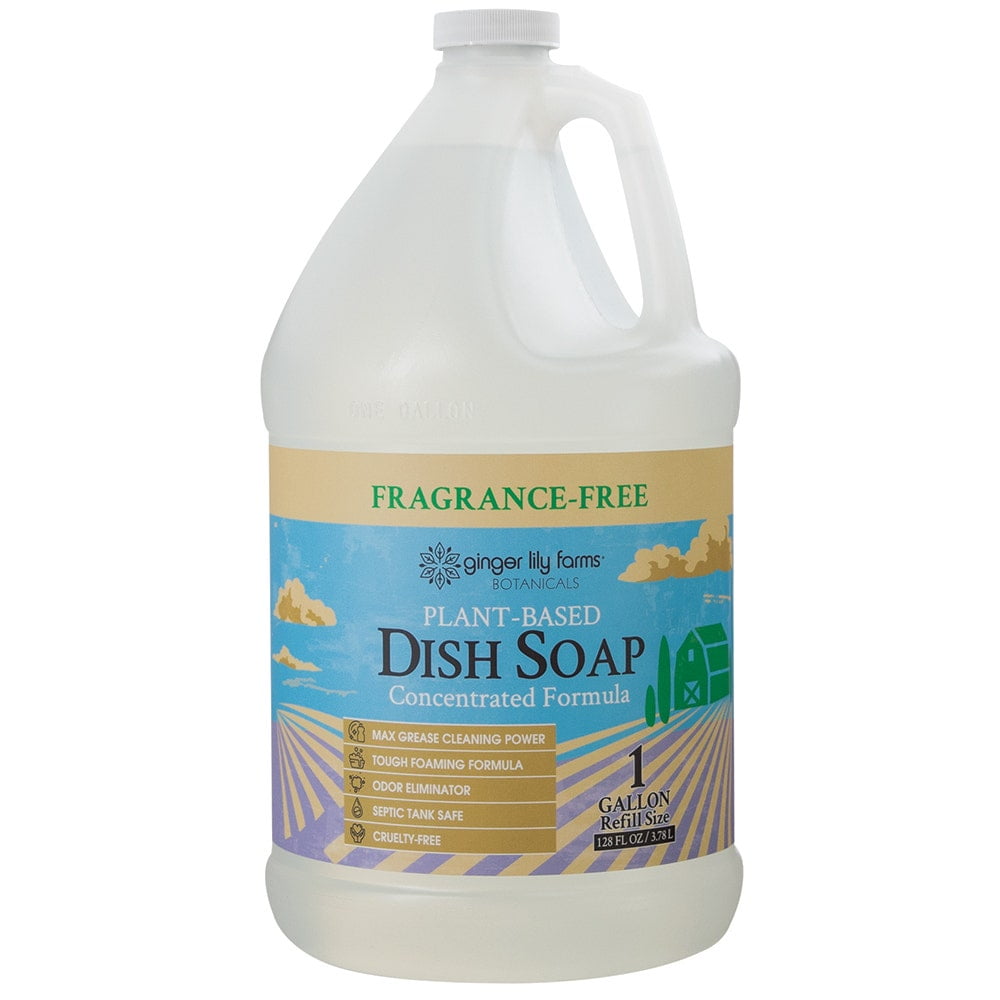 Sensitive Home Dish Soap, Free & Clear, Fragrance Free - 20 fl oz