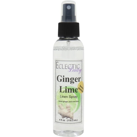 Ginger Lime Linen Spray (Double Strength), 4 ounces