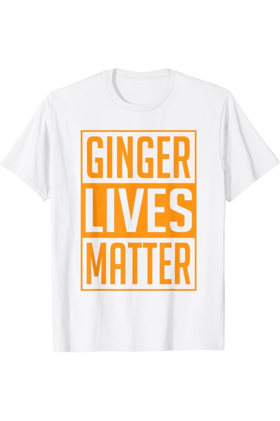 Ginger Lives Matter St Patricks Day Red Headed Men Women Tee T-Shirt100% cotton