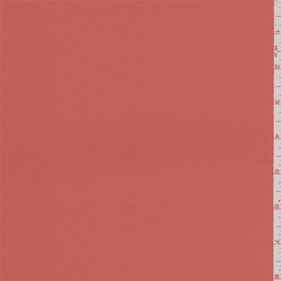 Ginger Orange Crepe Back Satin, Fabric By the Yard