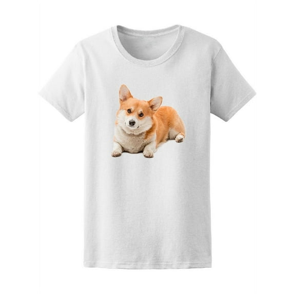 Ginger Pembroke Welsh Corgi T-Shirt Women -Image by Shutterstock, Female x-Large
