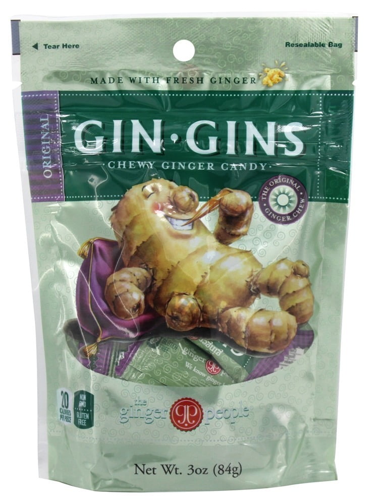 Ginger People Gin Gins Chewy Ginger Candy Original 3 oz Pack of 1