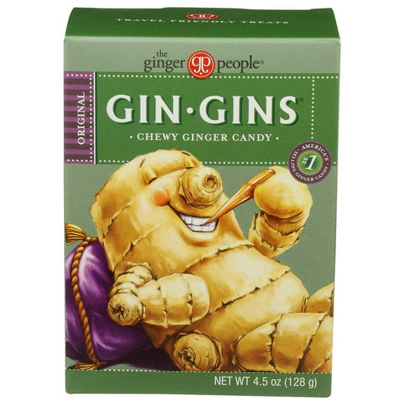 Ginger People Ginger Chews, 4.5 Ounce -- 12 per case.