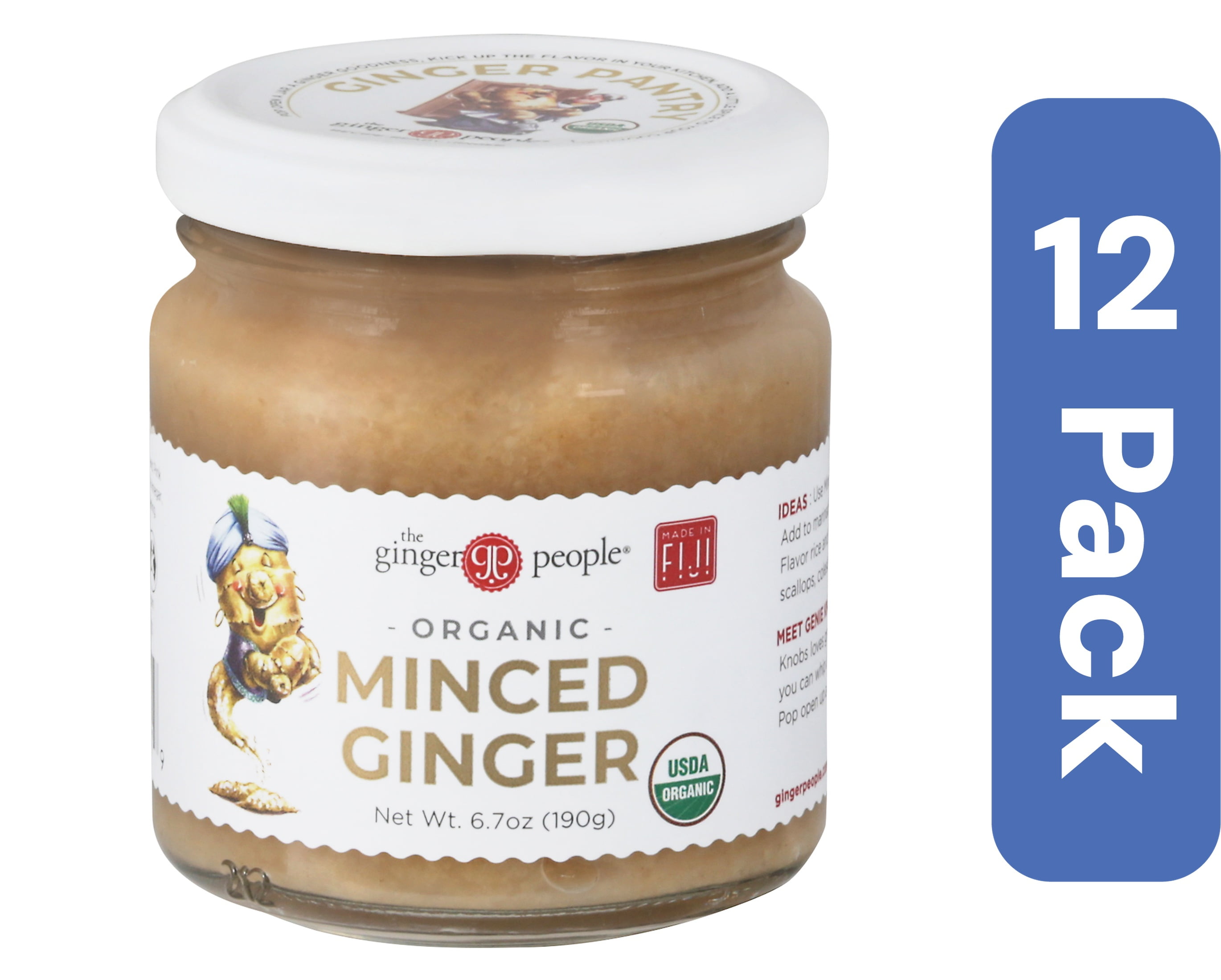 Ginger People Organic Minced Ginger 6.7 oz (Pack Of 12)