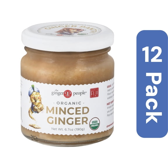 Ginger People Organic Minced Ginger 6.7 oz (Pack Of 12)