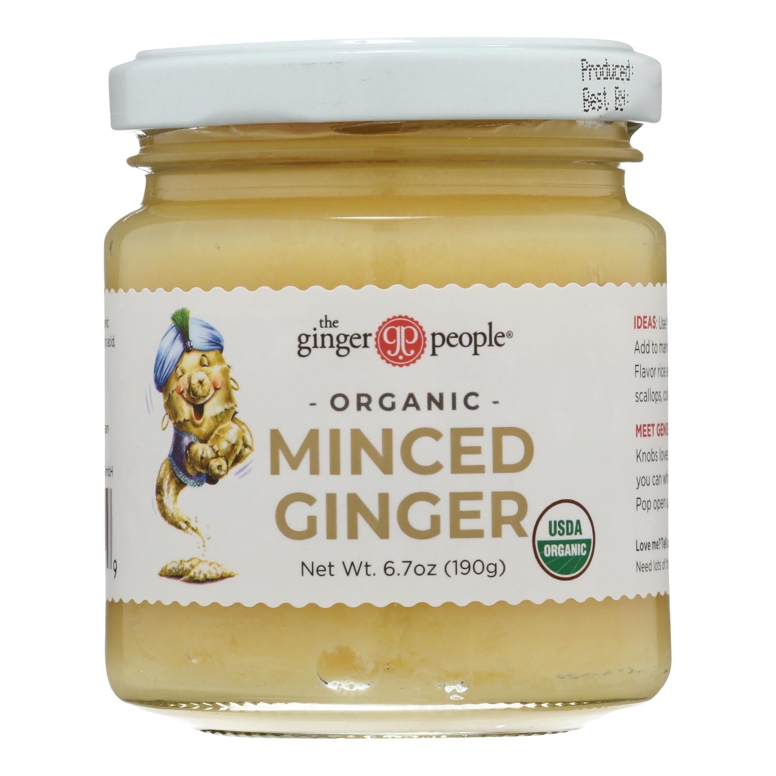 Ginger People Organic Minced Ginger 6.7 oz Pack of 4