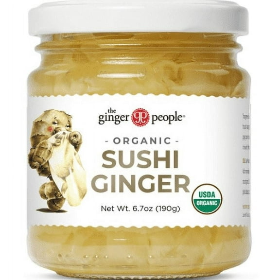Ginger People Organic Sushi Ginger 6.7 oz Pack of 3