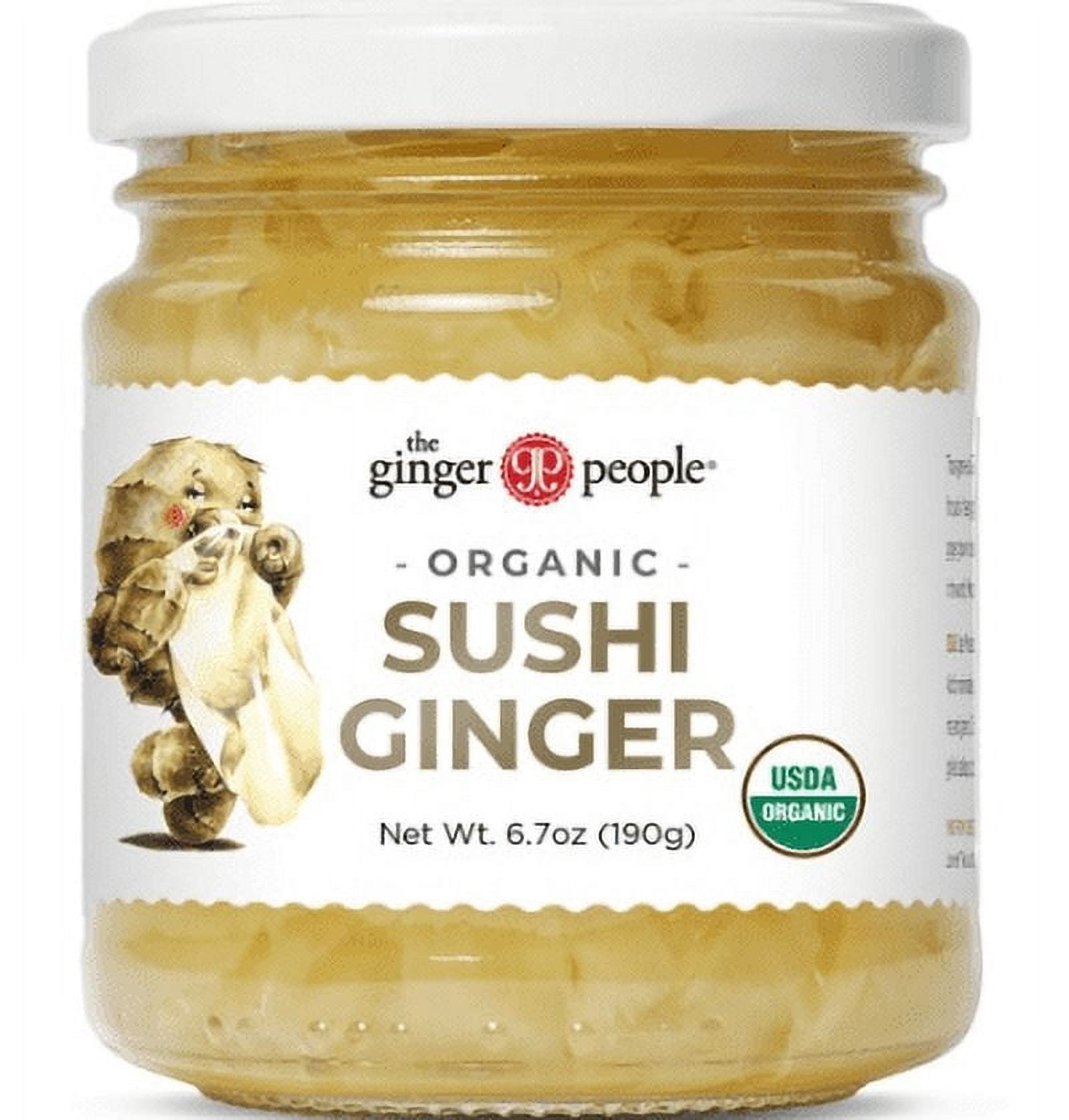 Ginger People Organic Sushi Ginger 6.7 oz Pack of 4