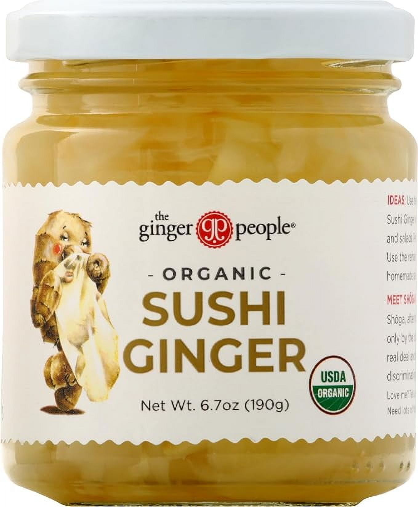 Ginger People, Pickled Sushi Ginger, 6.7 oz