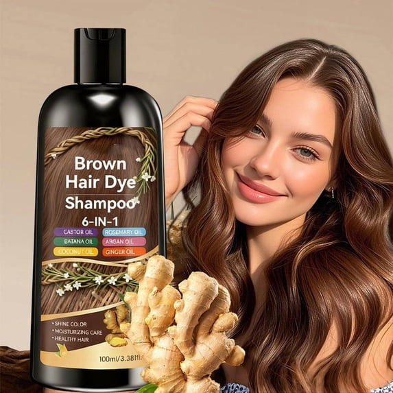 Ginger Polygonum Multiflorum Ginseng Six In One Shampoo For Hair Care Oil Control Cleaning And Shampoo 100ml