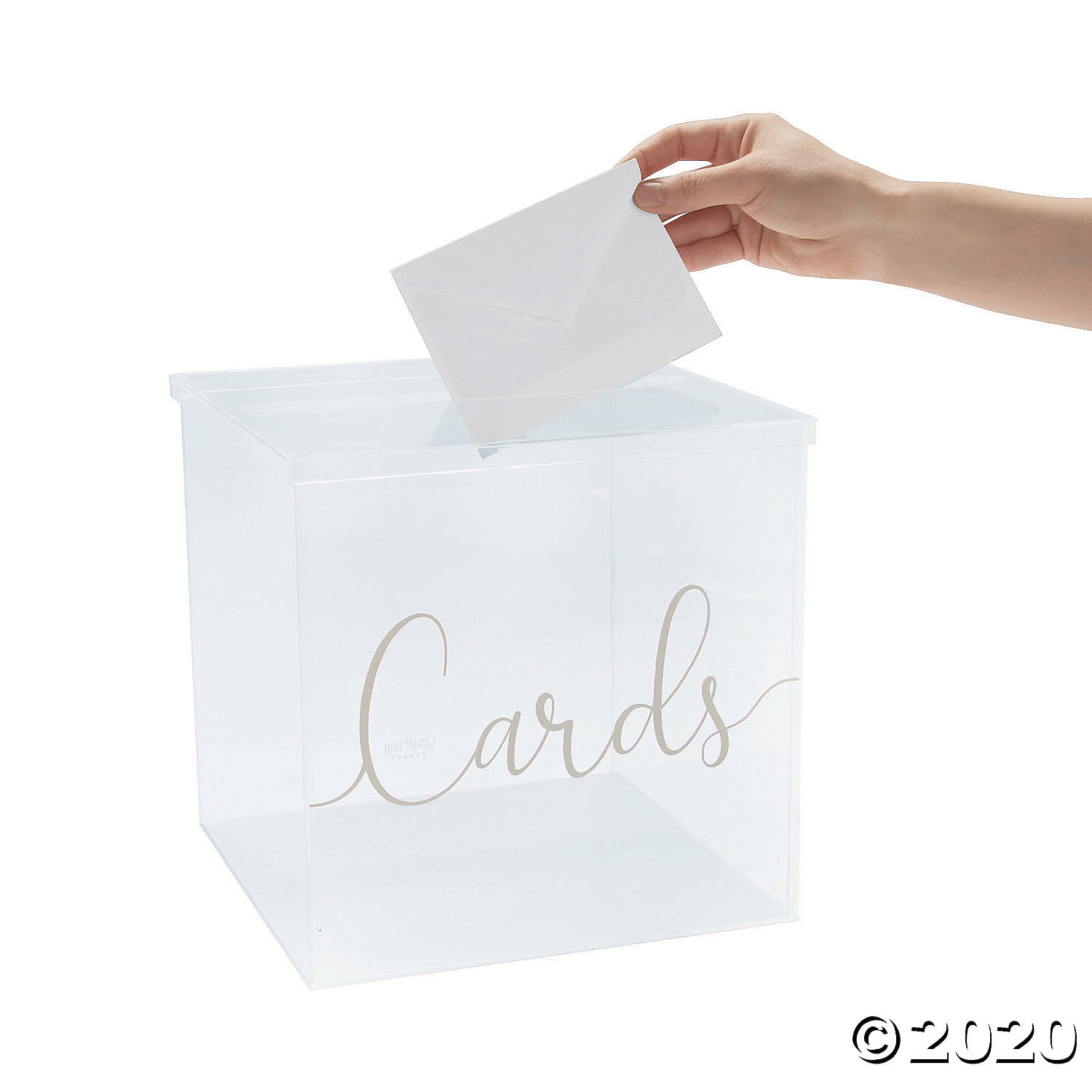 Ginger Ray Clear Wedding Card Box