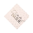 thumbnail image 1 of Ginger Ray Team Bride Rose Gold Beverage Napkins, Party Supplies, Wedding, 16 Pieces, 1 of 2