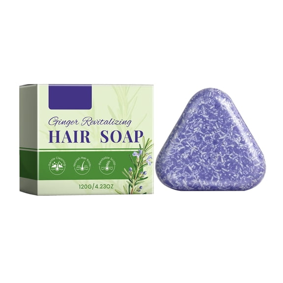 Ginger Revitalizing Shampoo Bar With Shea Butter For All Hair Types