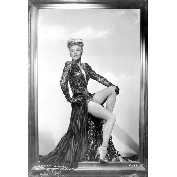 Ginger Rogers wearing a metallic dress Photo Print (8 x 10)
