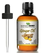 Mayan's Secret Ginger Root Essential Oil 1 oz for Diffuser, Home & DIY Use