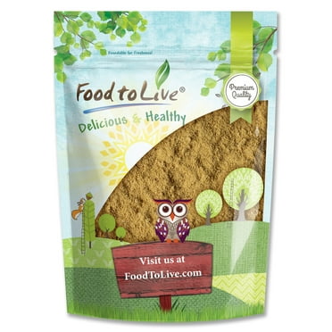 Ginger Root Powder, 0.5 Pounds — Raw, Vegan, Kosher — by Food to Live