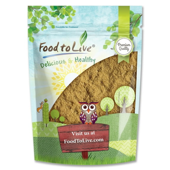 Ginger Root Powder, 0.5 Pounds - Raw, Vegan, Kosher - by Food to Live