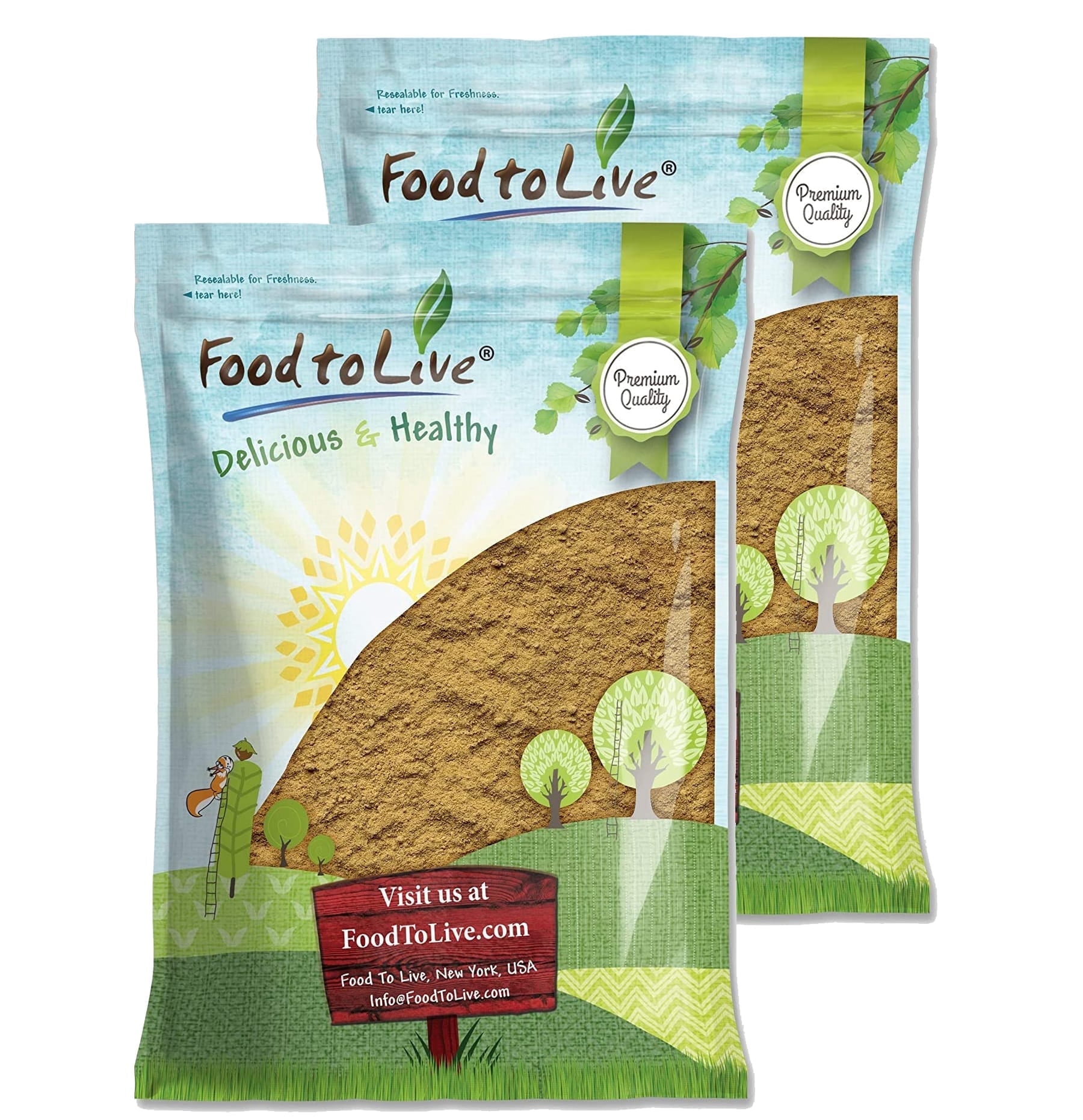 Ginger Root Powder, 12 Pounds - Raw, Vegan, Kosher - by Food to Live