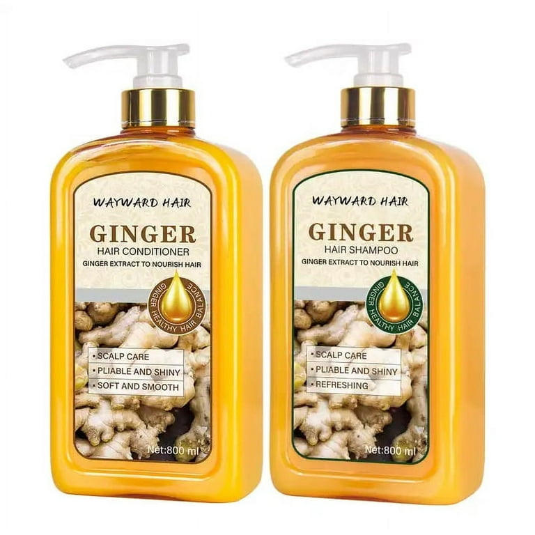 Ginger Shampoo and Conditioner Infused High-Quality Boost