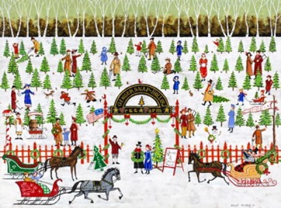 Ginger Snap Hollow Tree Farm Canvas Art - Joseph Holodook (23 x 17)